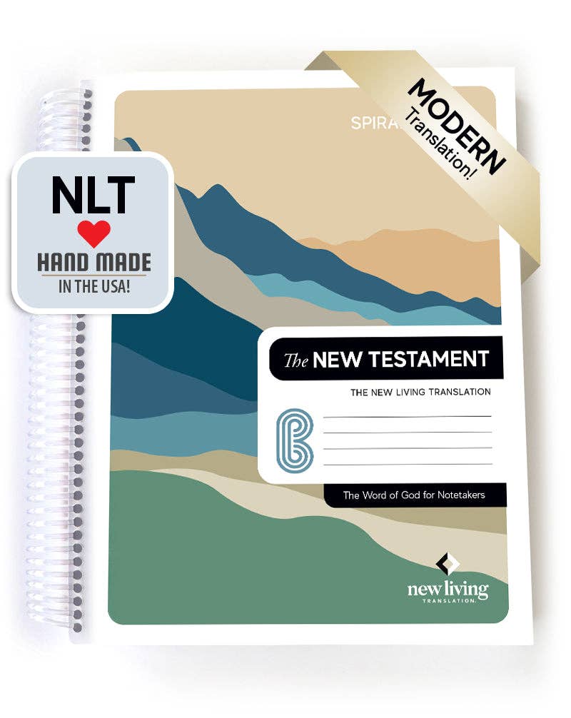 Spiral Bible - NLT Mountains New Testament