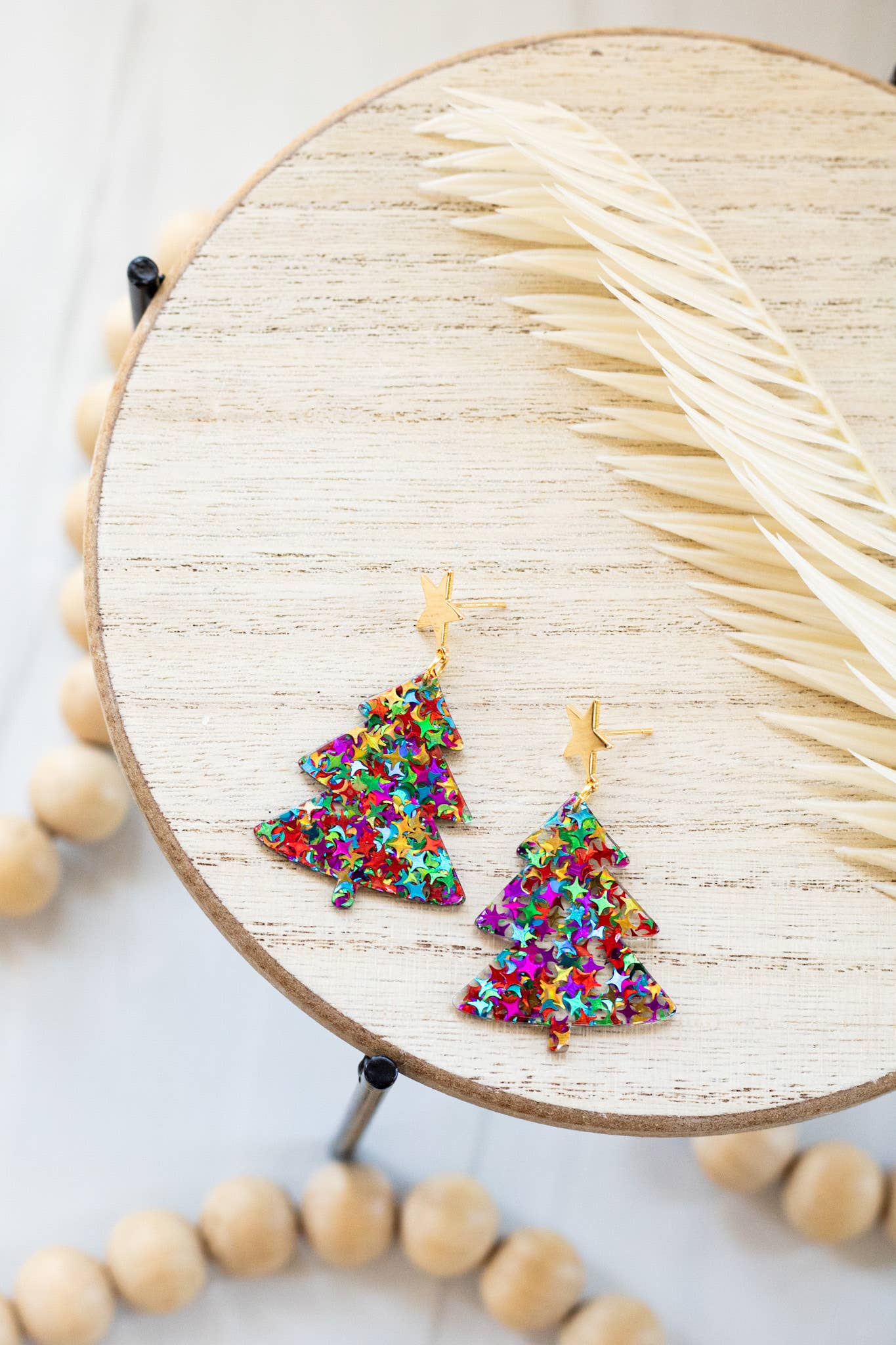 Christmas Tree Confetti Dangles