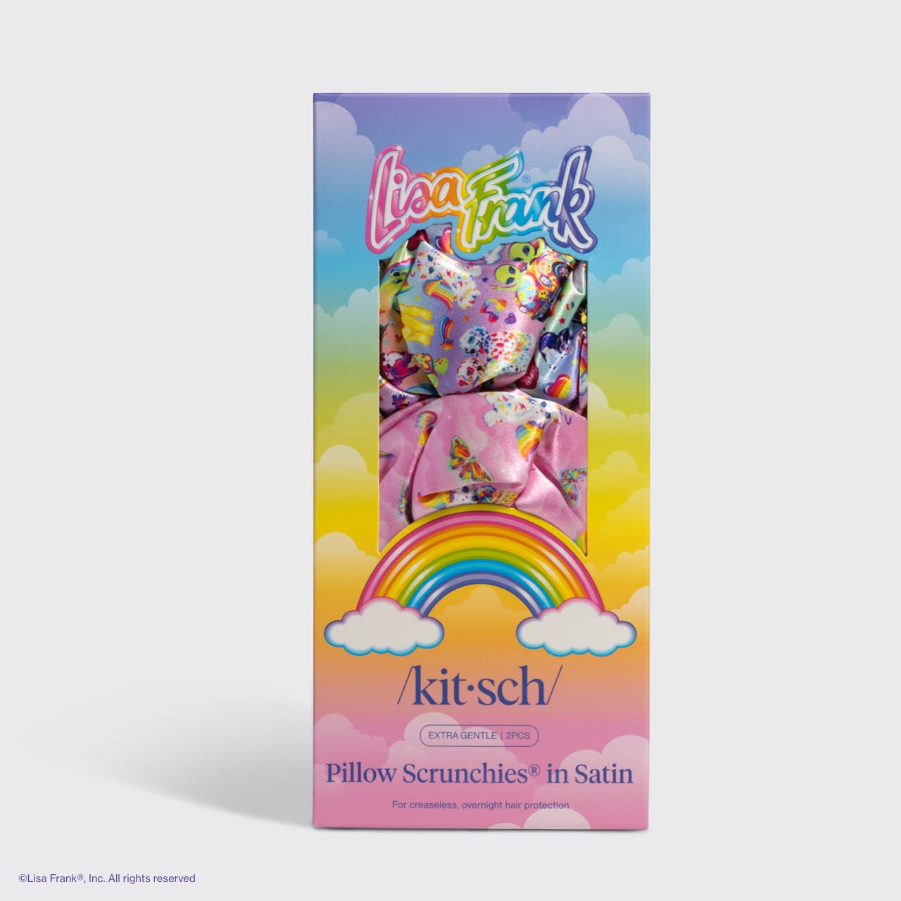 Lisa Frank x Kitsch Pillow Scrunchies in The Fantastic World of Lisa Frank