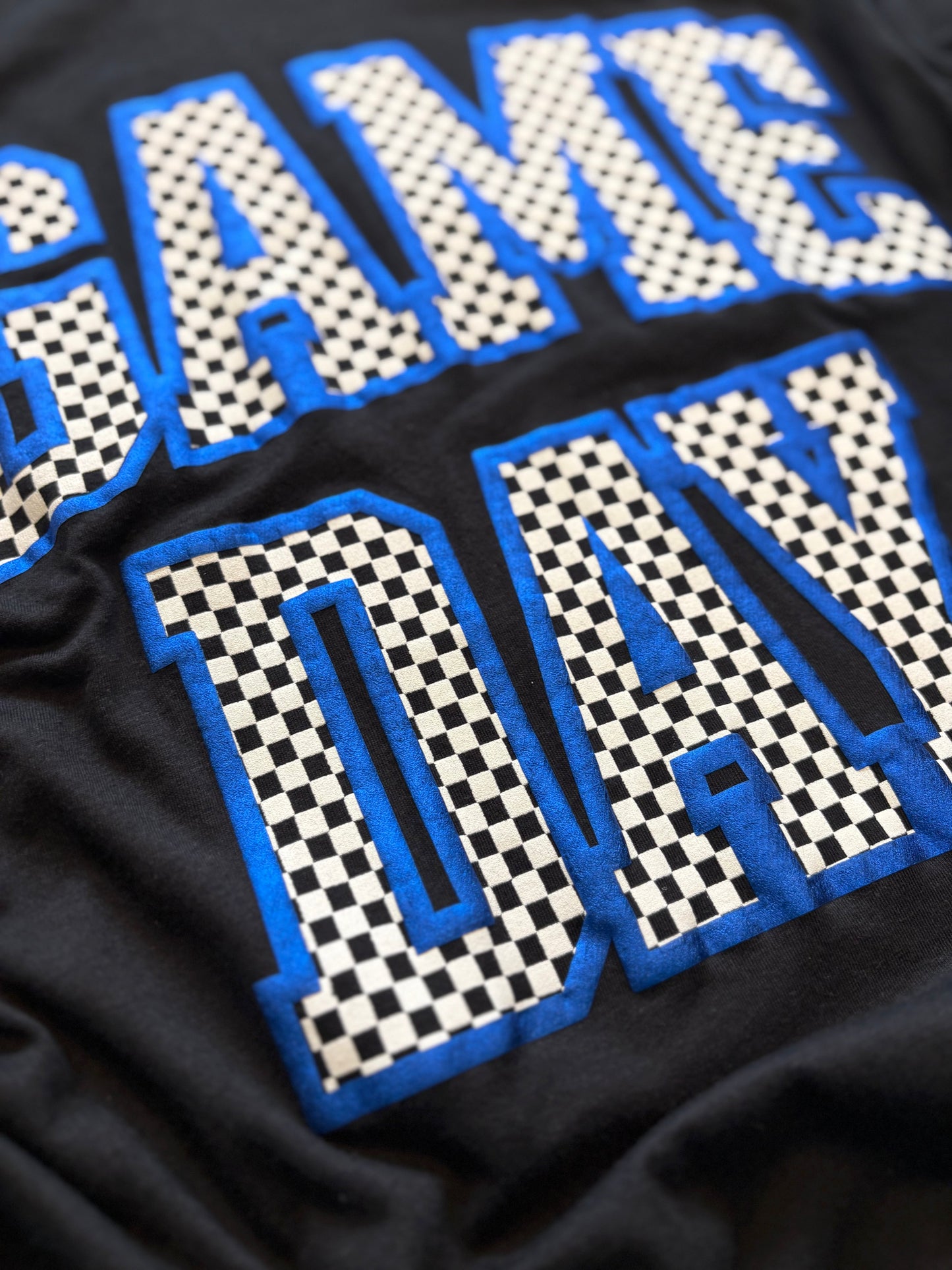 Blue Game Day Puff Tee
