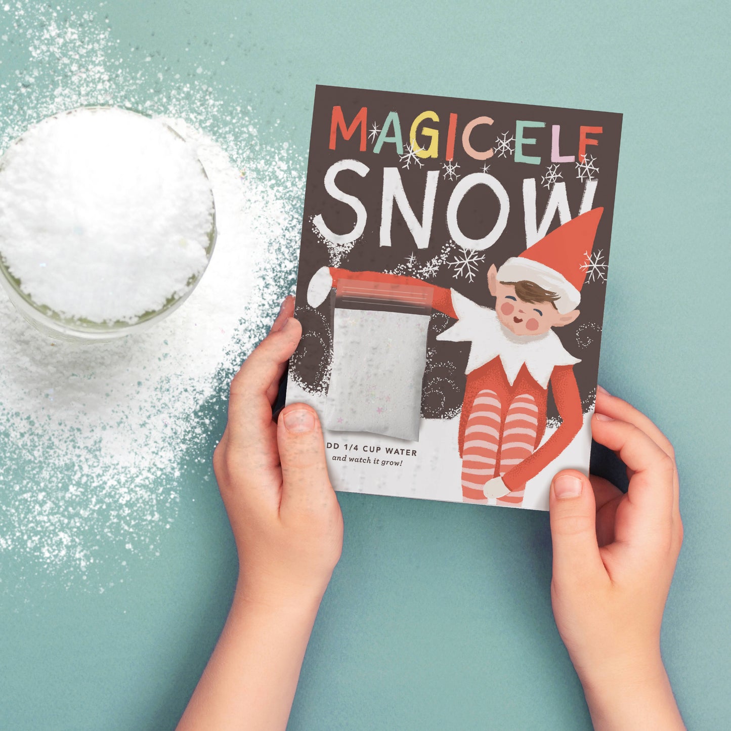 Magic Elf Instant Snow Christmas Card