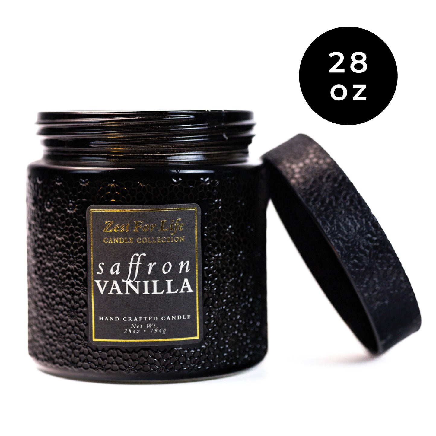 A Cheerful Giver Zest For Life 28oz Candle - Saffron Vanilla