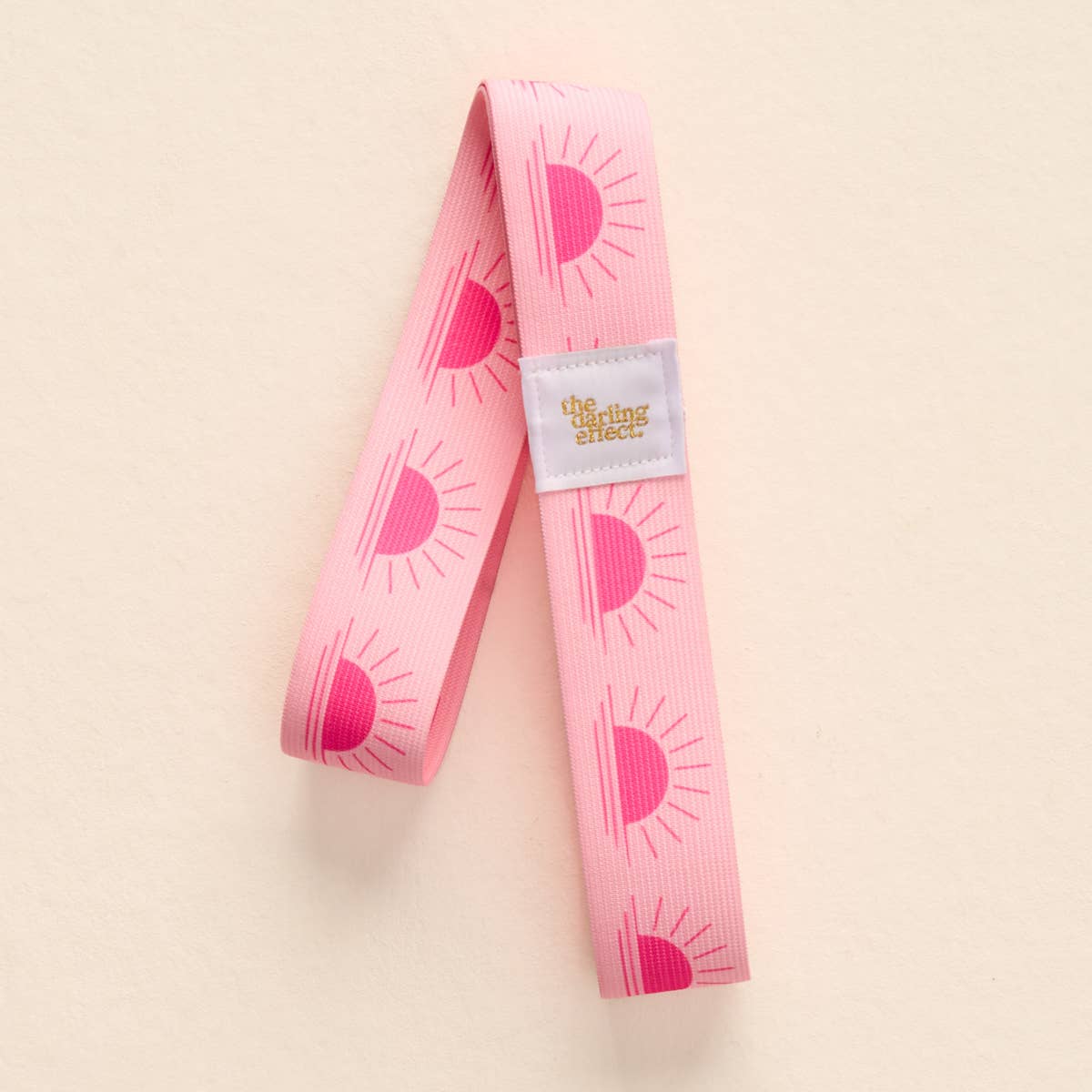 Darling Effect Stay Put Towel Band In Sunshine Pink