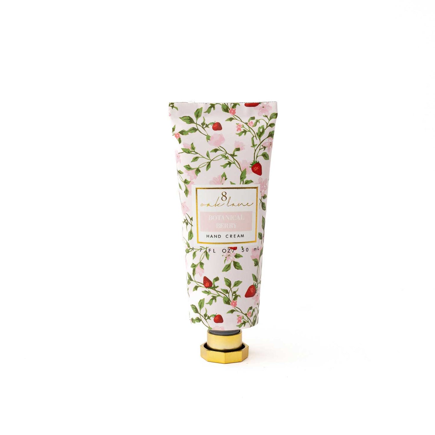8 Oak Lane Botanical Berry Hand Cream – Berry Scented Shea Butter Lotion 50ml