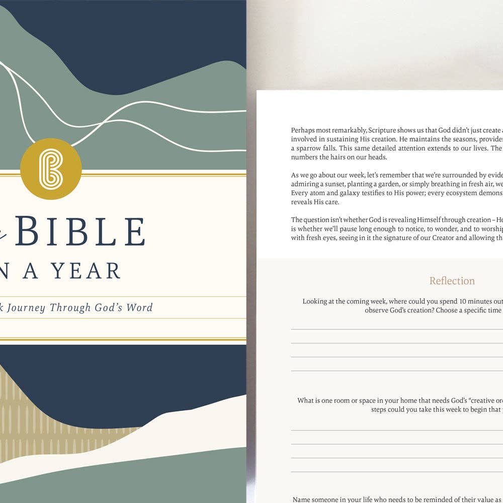 Spiral Bible-The Bible In A Year: A 52-Week Journey Through God's Word