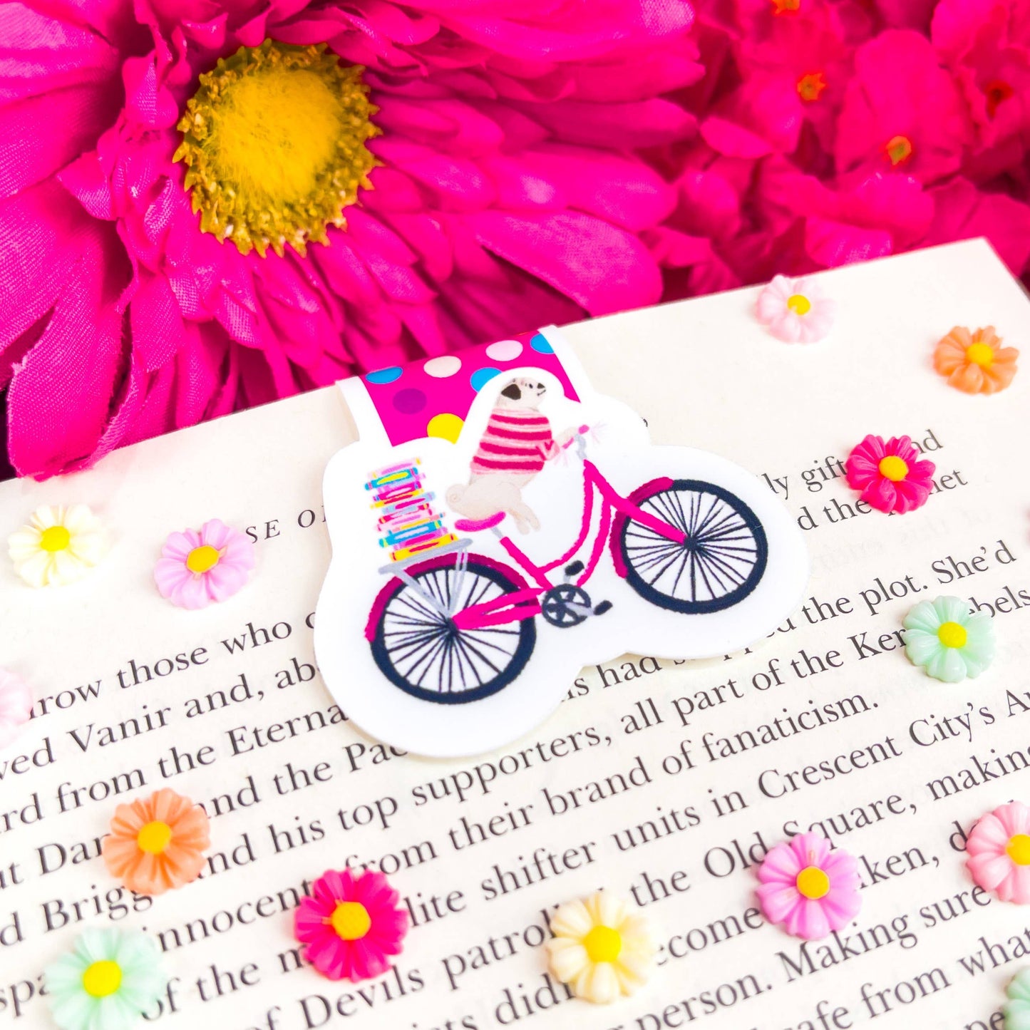 Bookish Pug Magnetic Bookmark