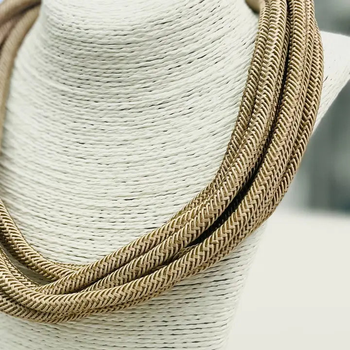 Slub Original 8-Strand Necklace in Red