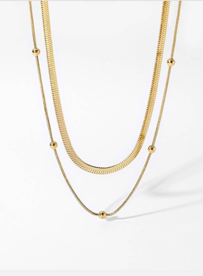 Layered Gold Necklace