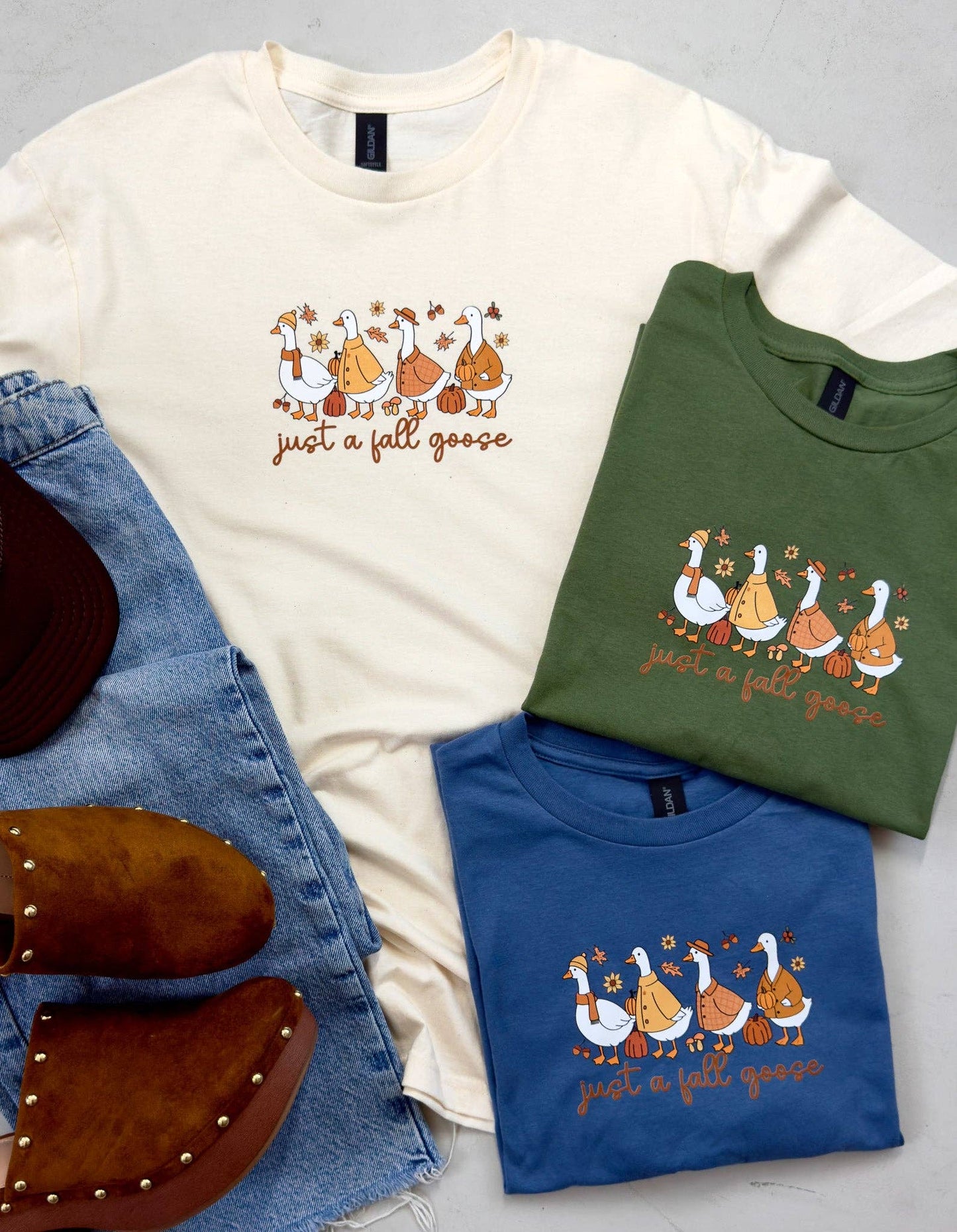 Just a Fall Goose Graphic Tee