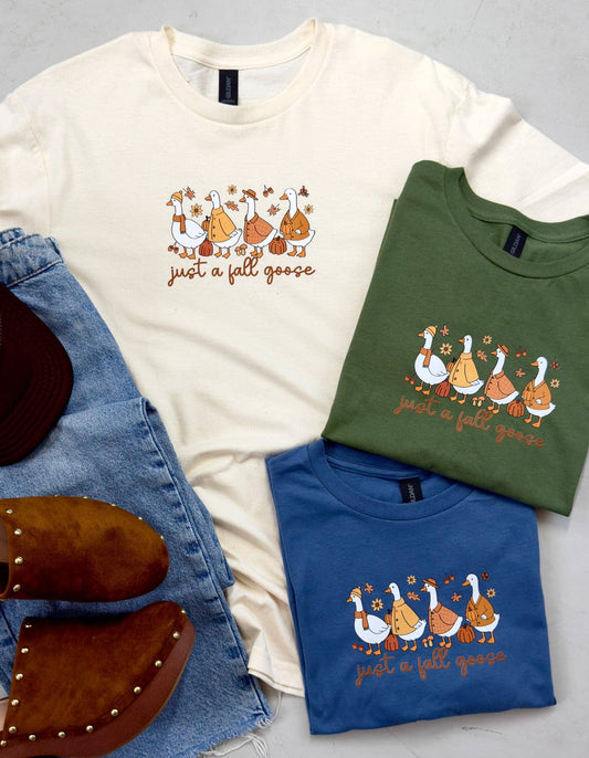Just a Fall Goose Graphic Tee