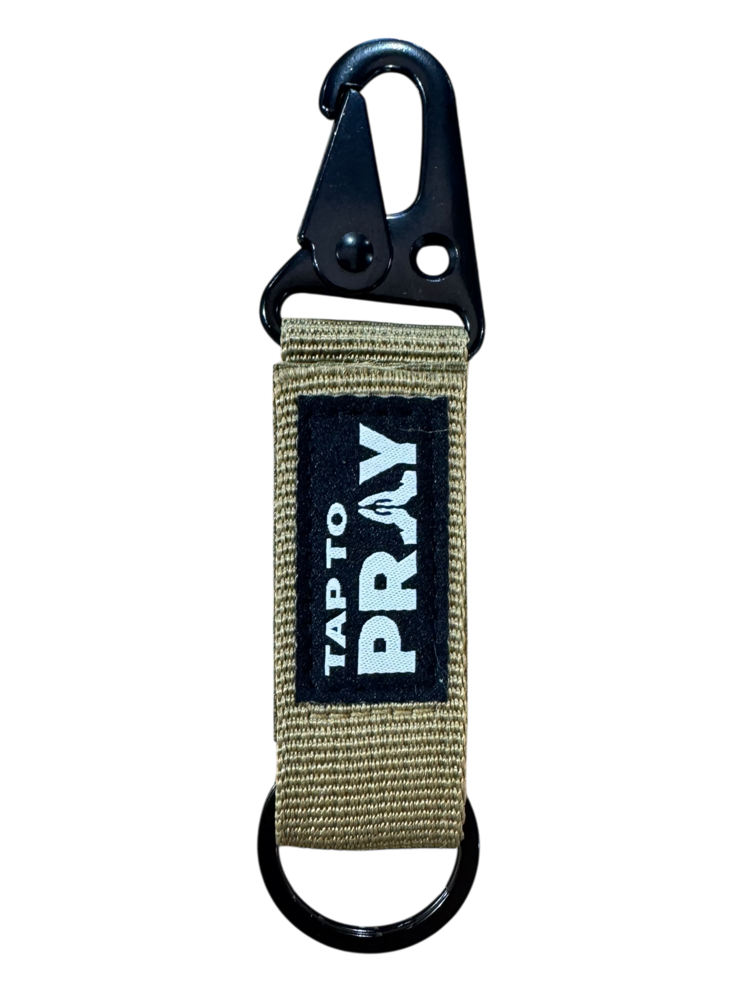 Tap To Pray Tactical Carabiner Keychain