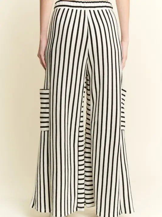 Jade by Jane Striped Wide-Leg Pants