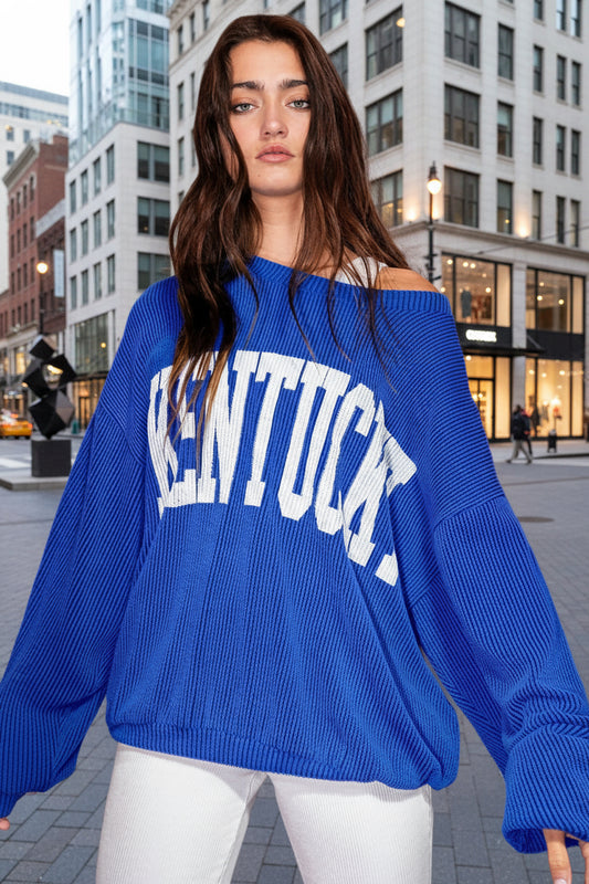 Kentucky Oversize Graphic Sweatshirt