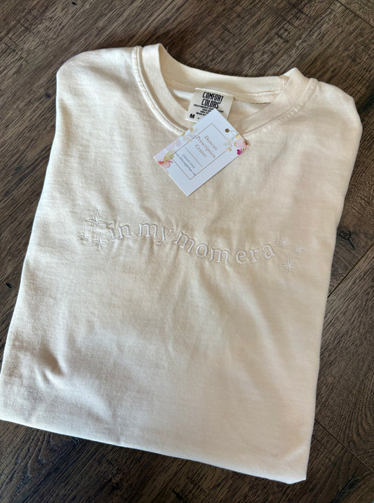Embroidered In My Mom Era Tee