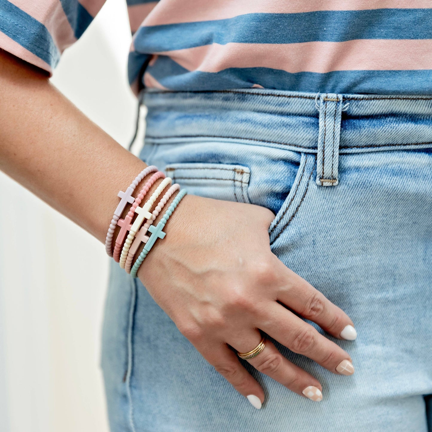 Ryan & Rose Silicone Jesus Bracelets