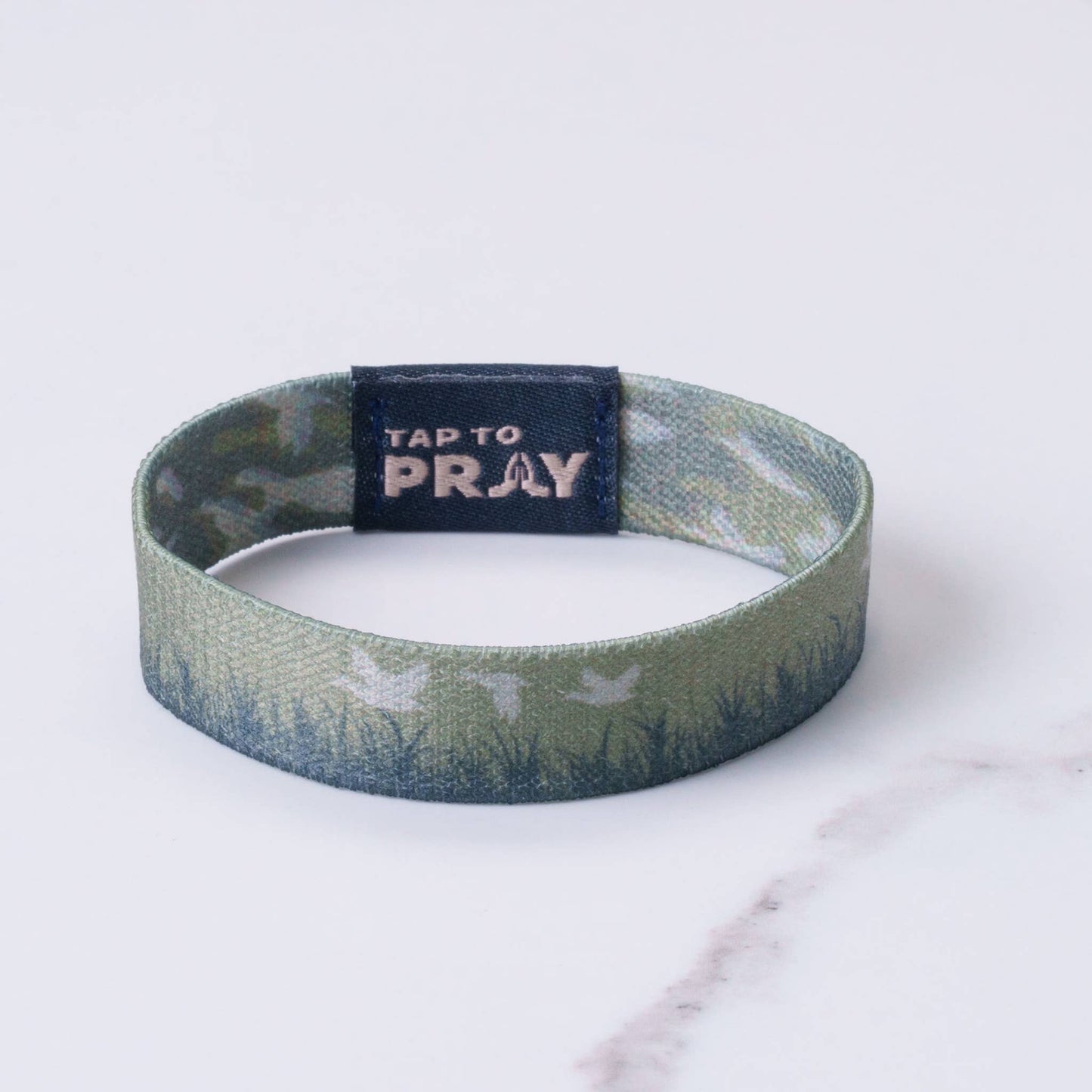 Waterfowl Camo Tap To Pray Wristbands
