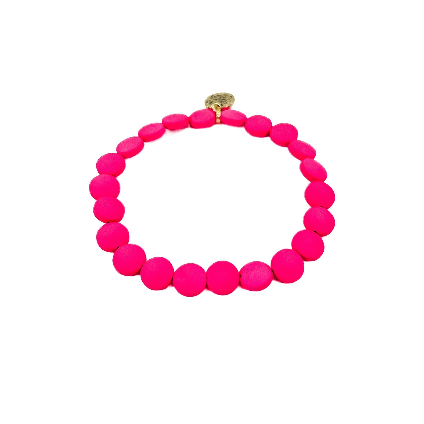 Hot Pink Bead Bracelets