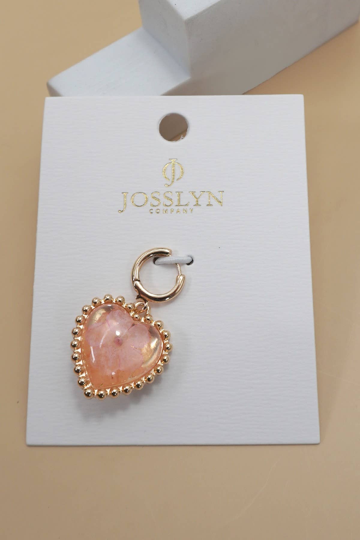 Heart Charms for Scarf Necklace