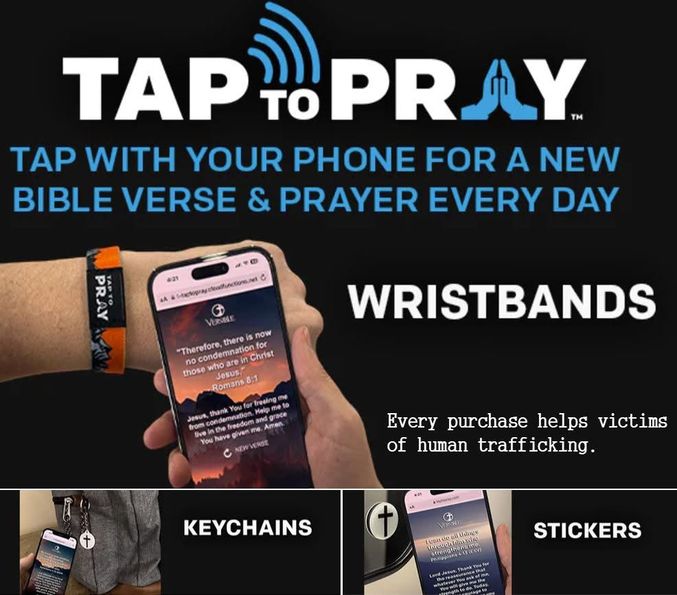 Versible Tap To Pray Wristbands
