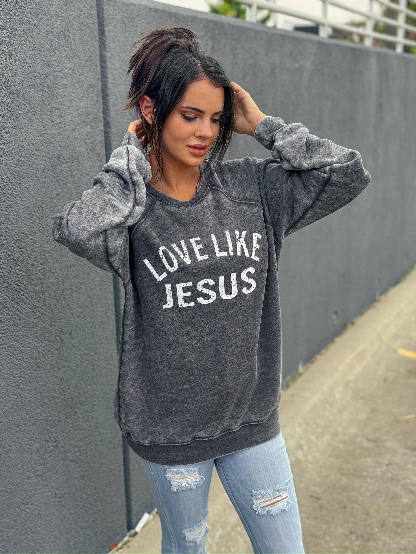 Love Like Jesus Long Sleeve Fleece