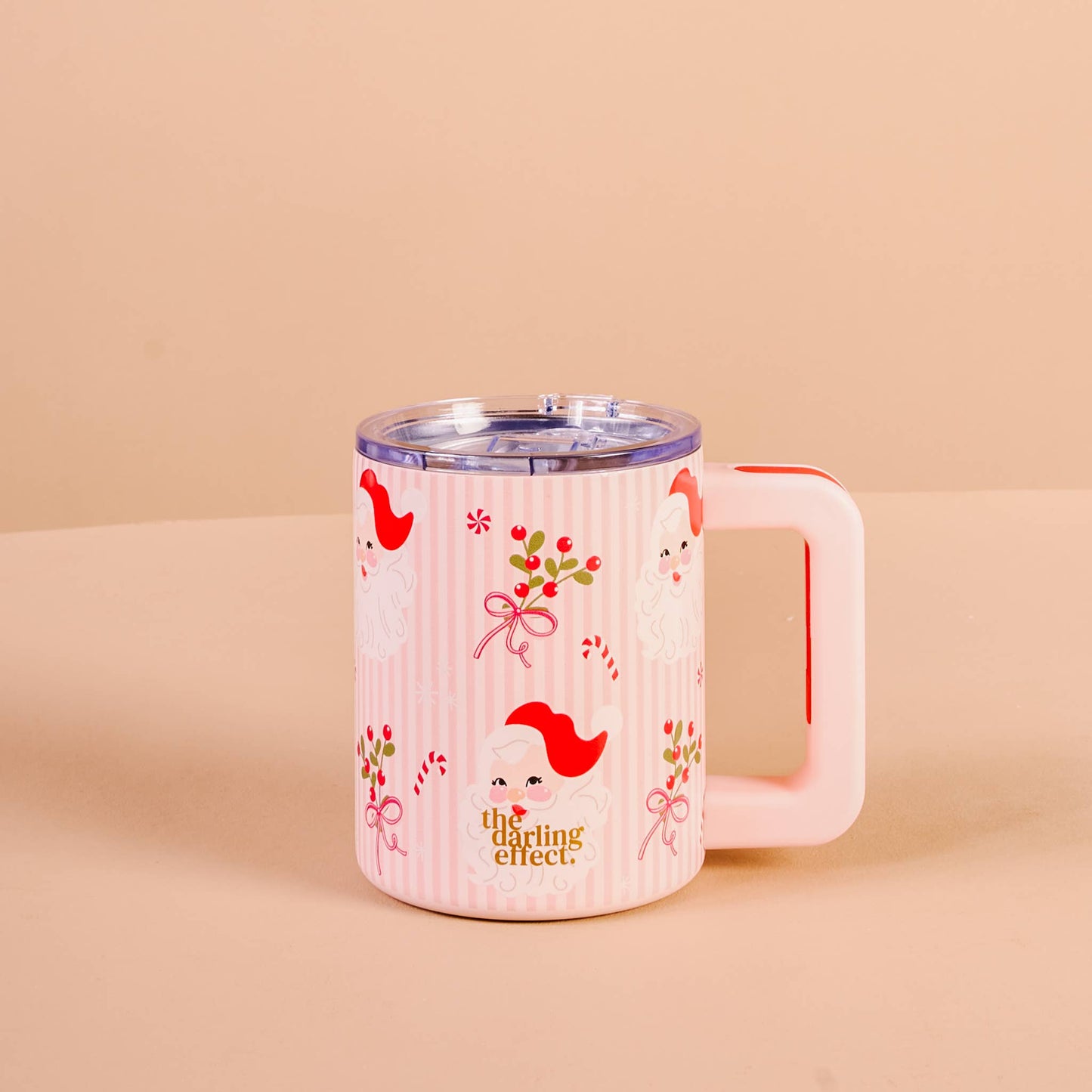 Holly Jolly Santa 14 oz Insulated Mug