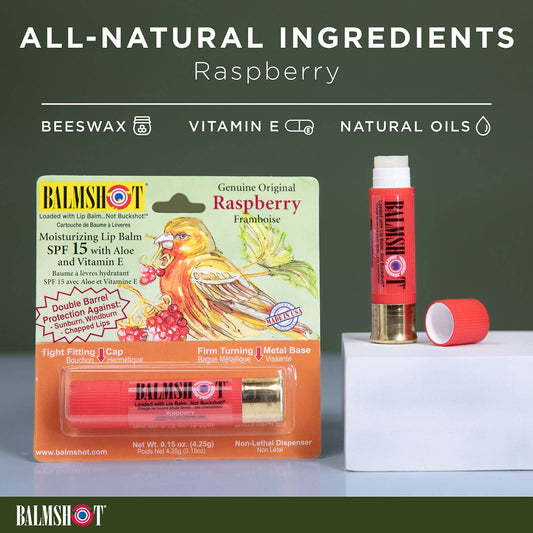 Balmshot Raspberry Lip Balm