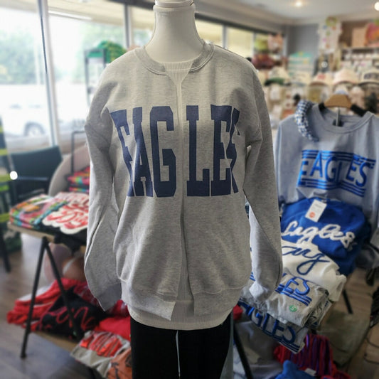 Eagles Sweatshirt Cardigan