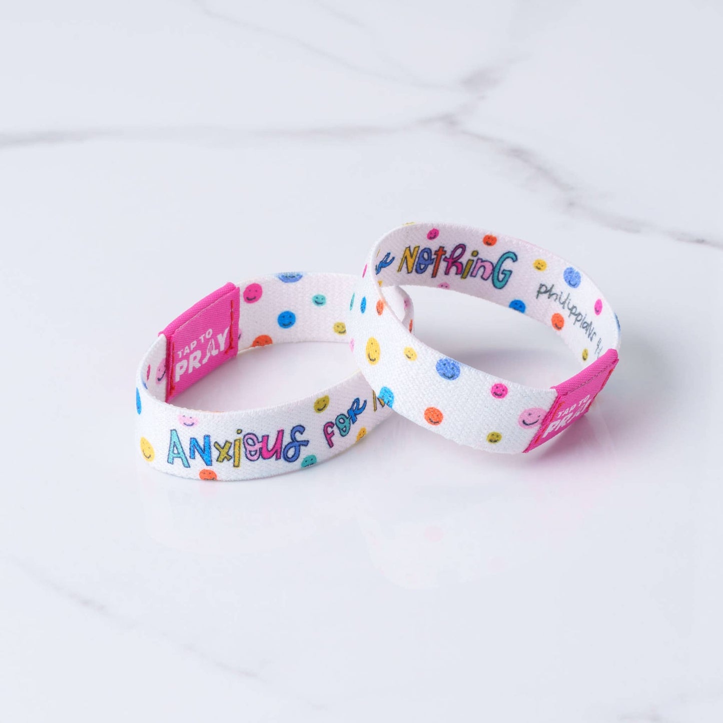 Versible Tap to Pray-Kingfolk Series Wristband-Anxious for Nothing