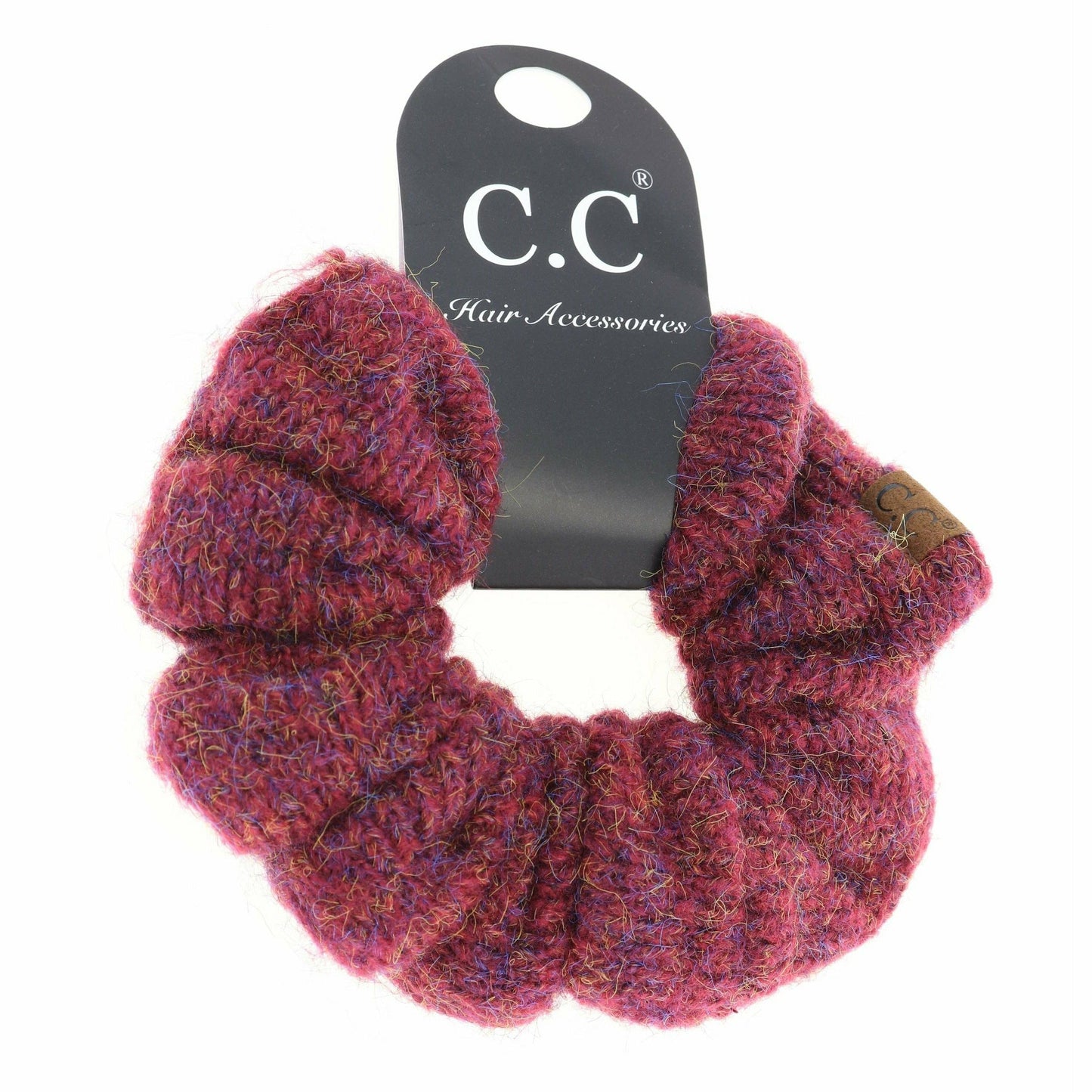 Two-tone Knit Ponytail C.C Women's Scrunchie