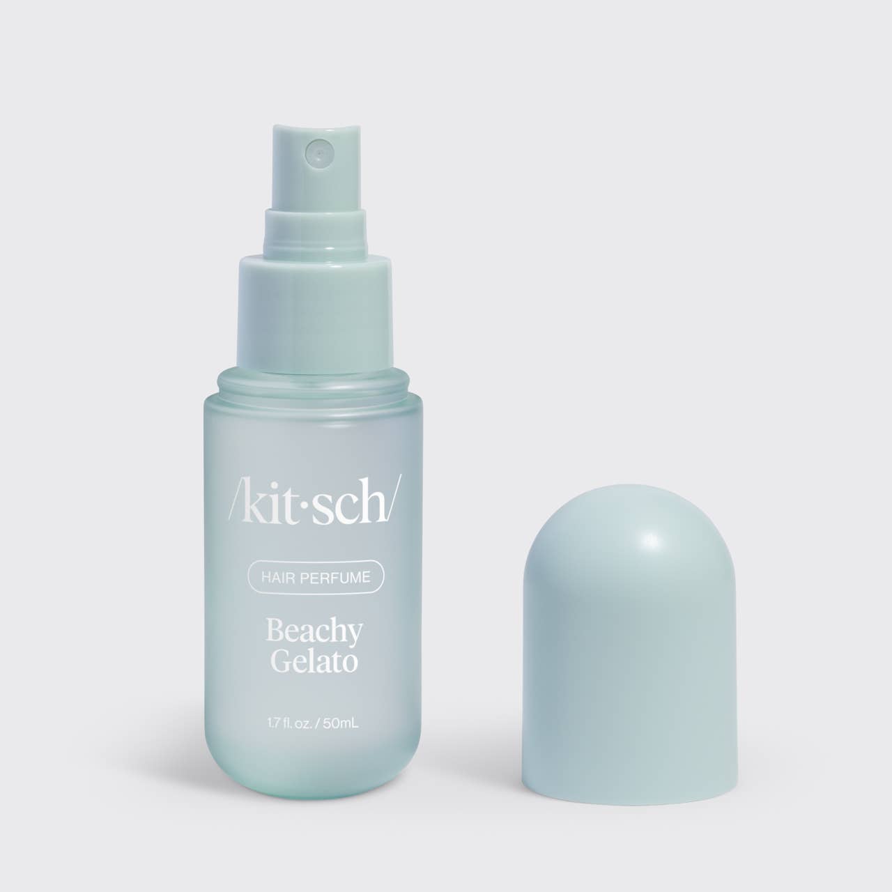 Kitsch Beachy Gelato hair perfume detail — travel friendly tropical hair fragrance spray