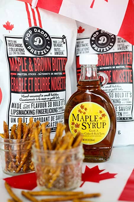 Pop Daddy – Maple & Brown Butter Seasoned Pretzels 7.5oz