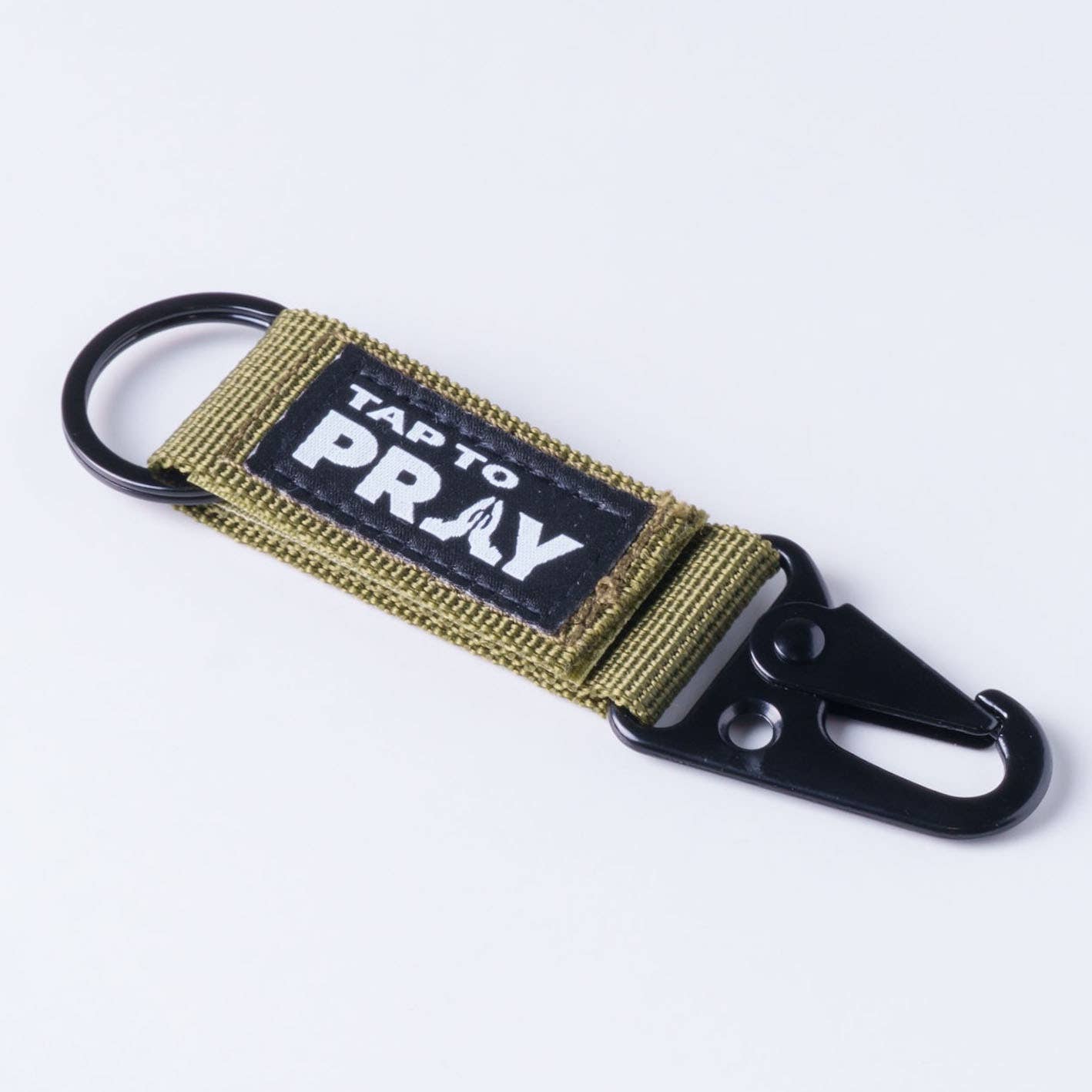 Versible Tap To Pray Tactical Carabiner Keychain