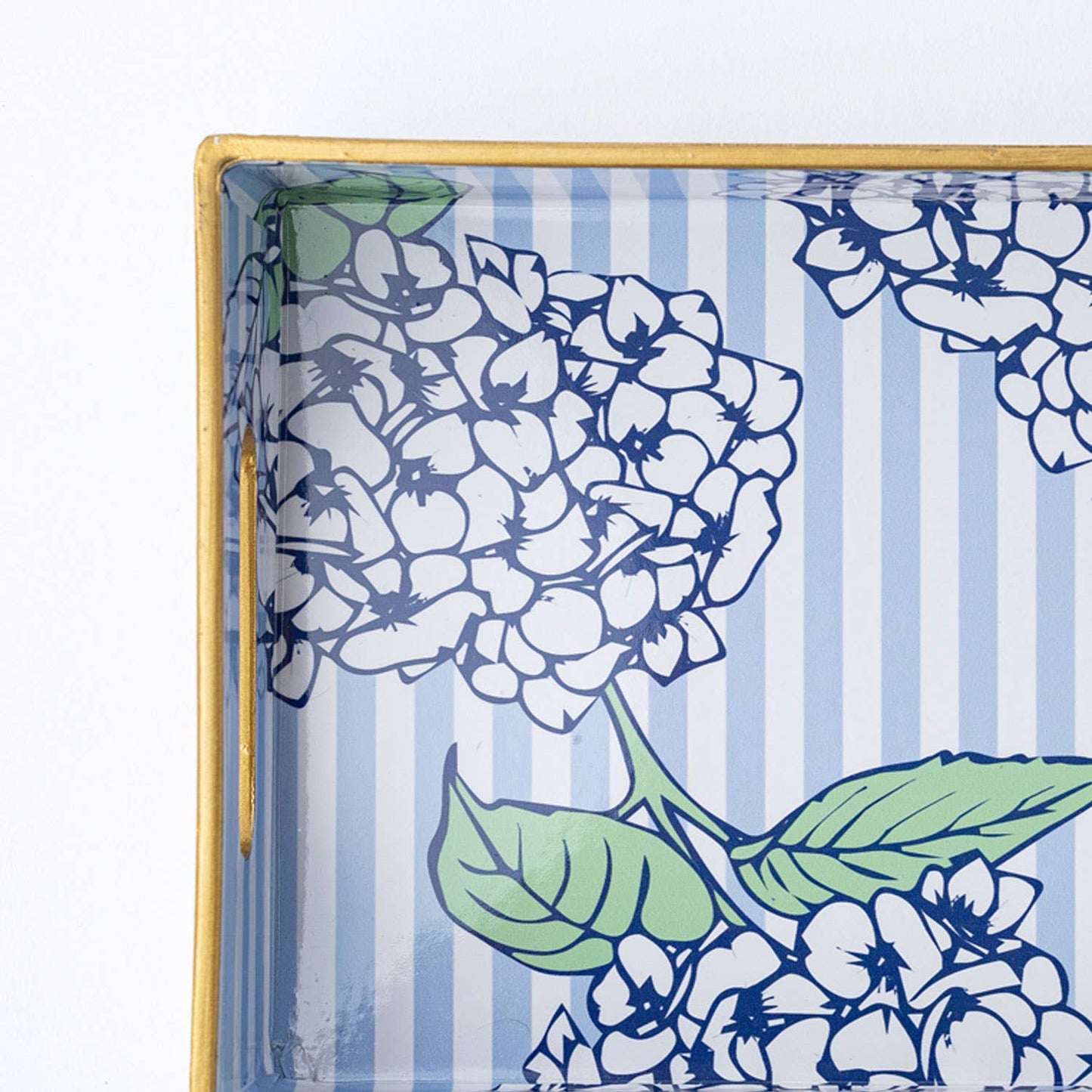 Blue Hydrangea Decorative Vanity Tray