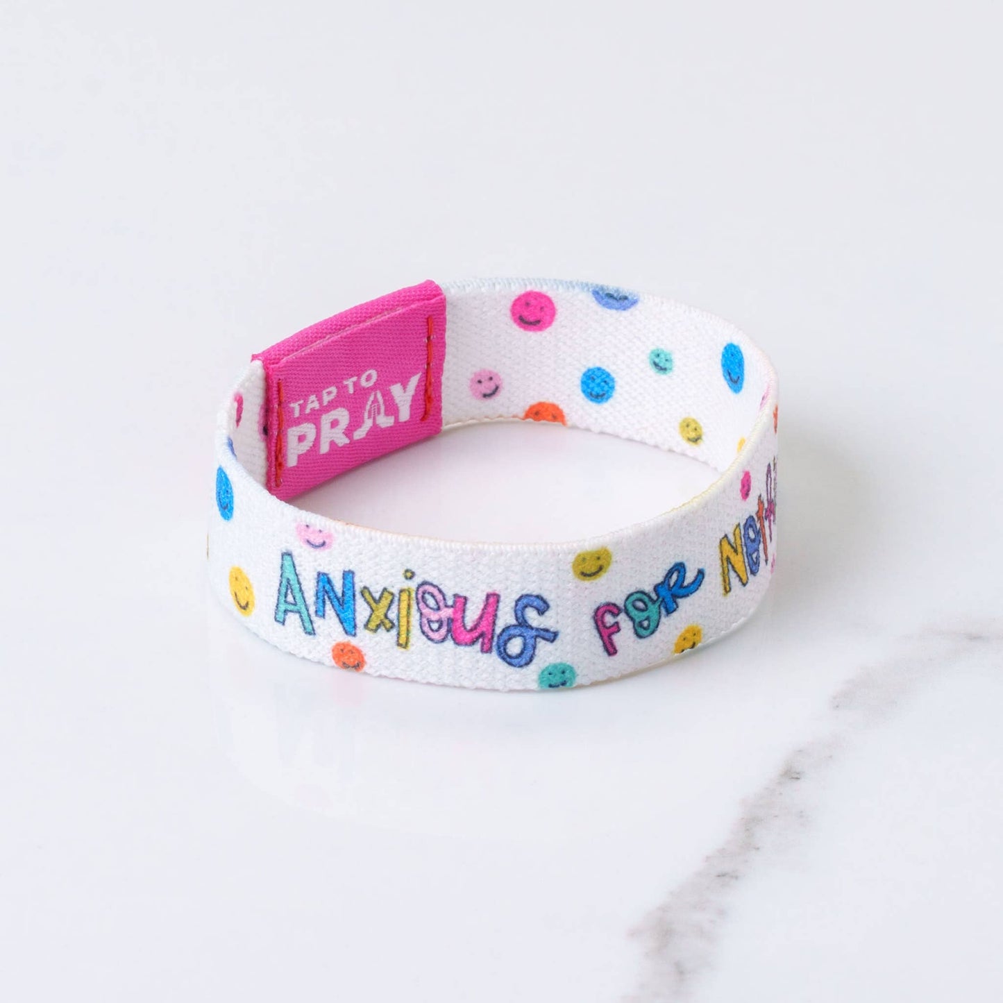 Versible Tap to Pray-Kingfolk Series Wristband-Anxious for Nothing