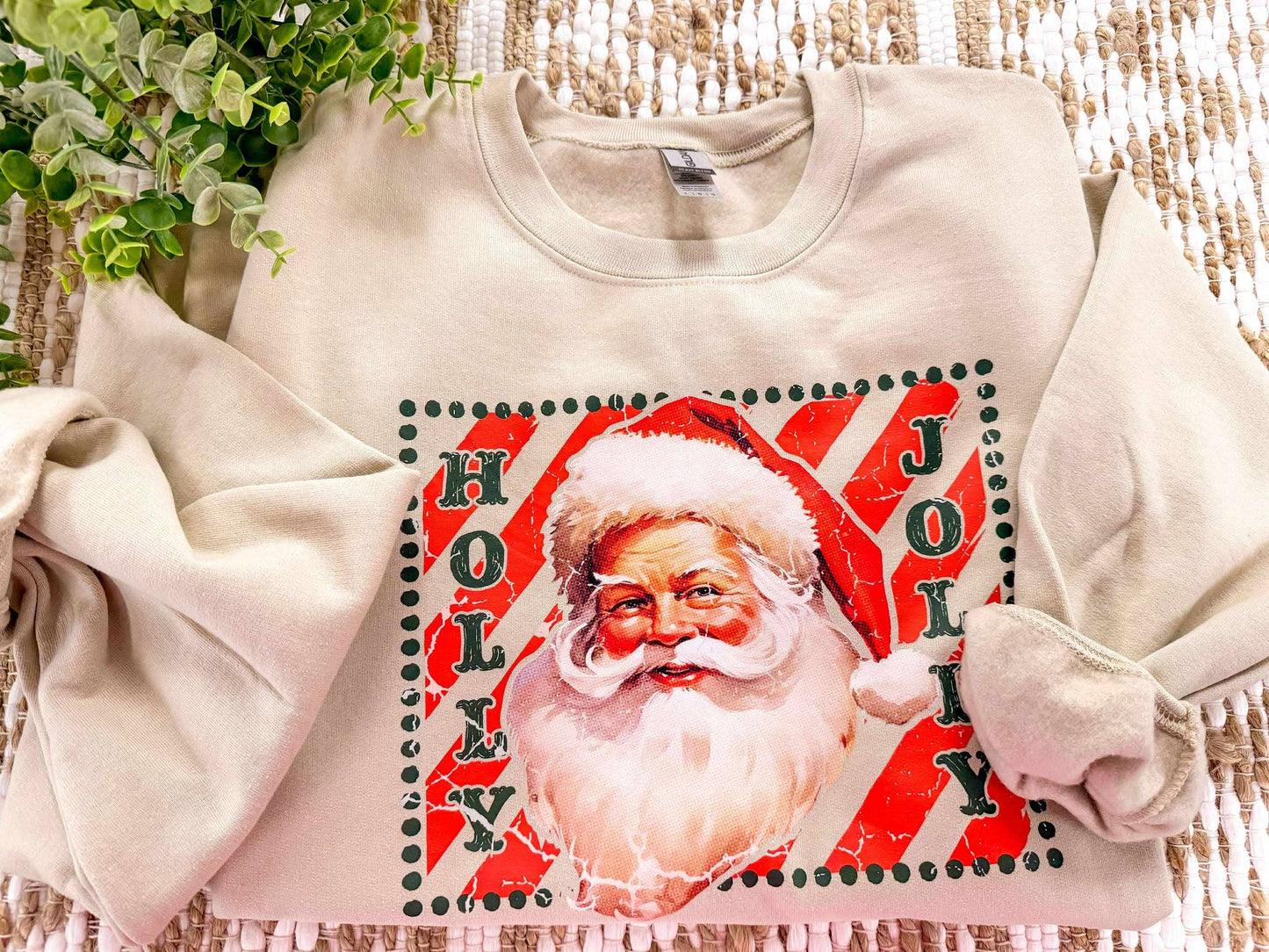 Vintage Santa Stamp Sweatshirt