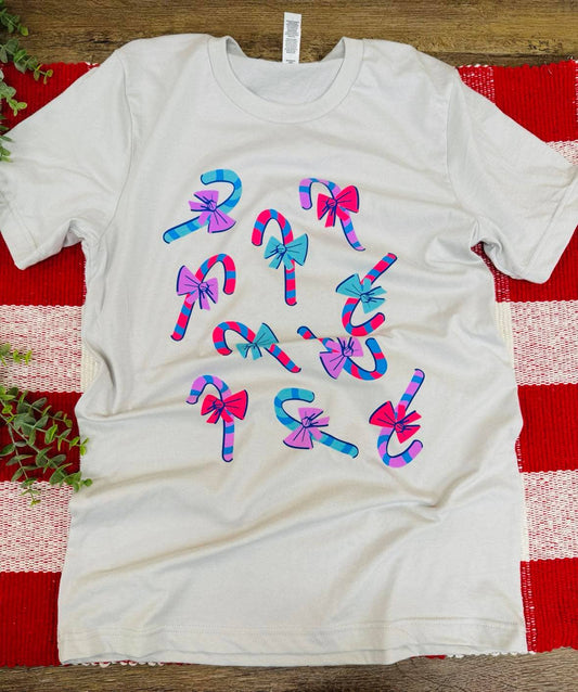 Candy Cane Short Sleeve tee