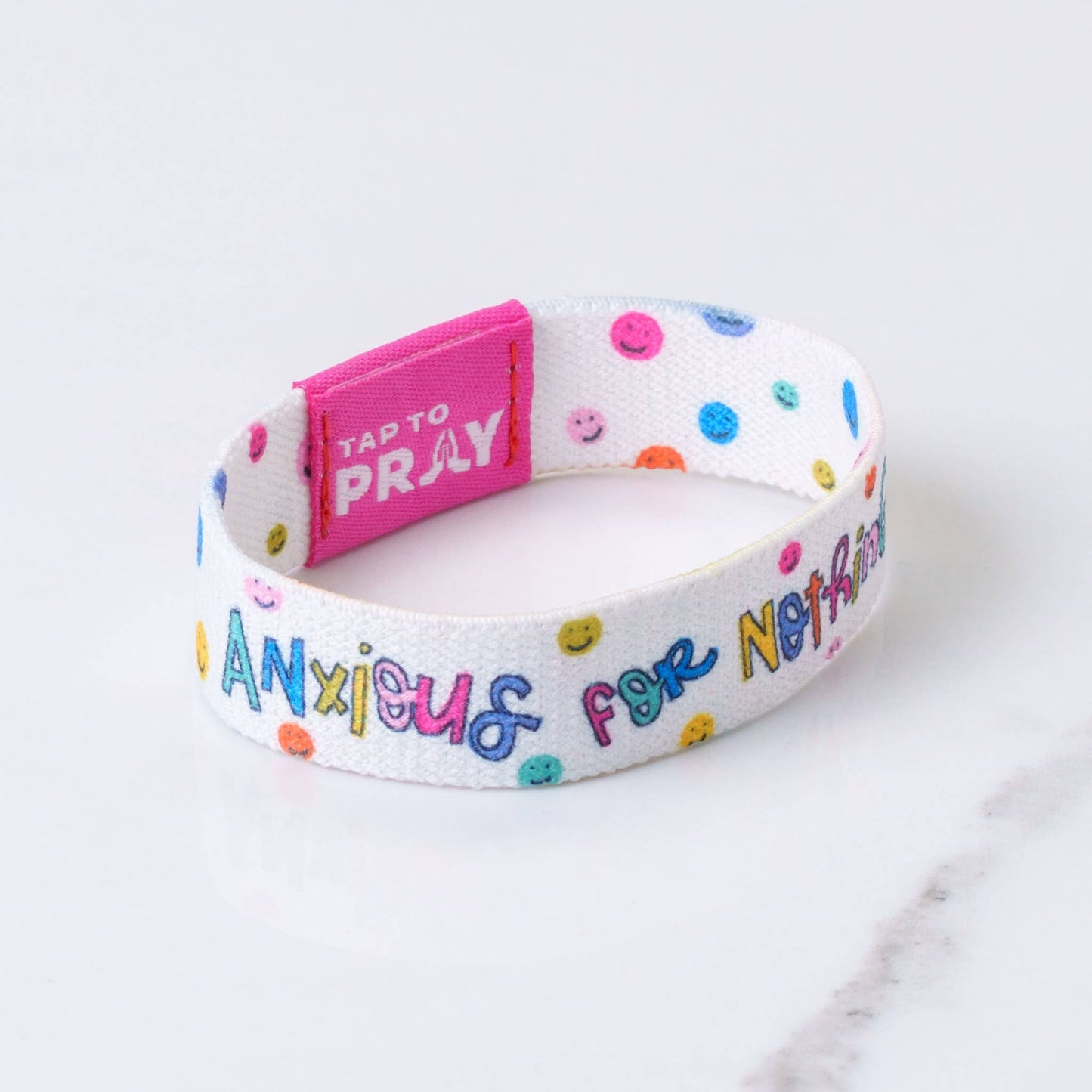 Versible Tap to Pray-Kingfolk Series Wristband-Anxious for Nothing