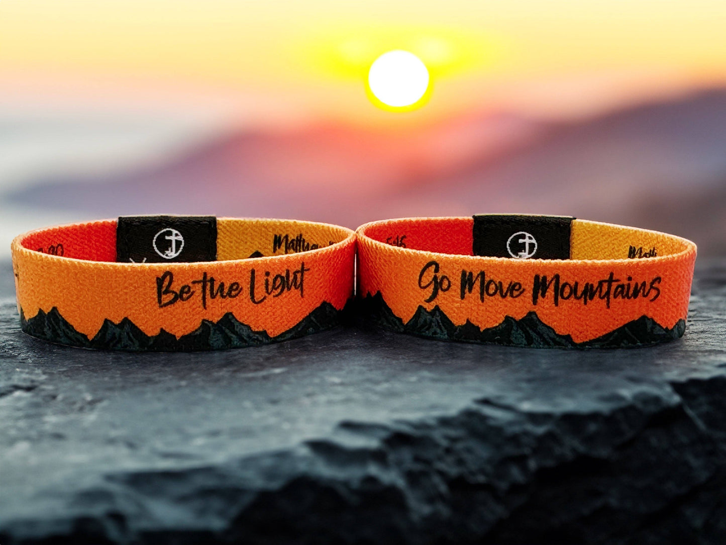 Sunrise Versible / Matthew 5:16 & Matthew 17:20 Wristband