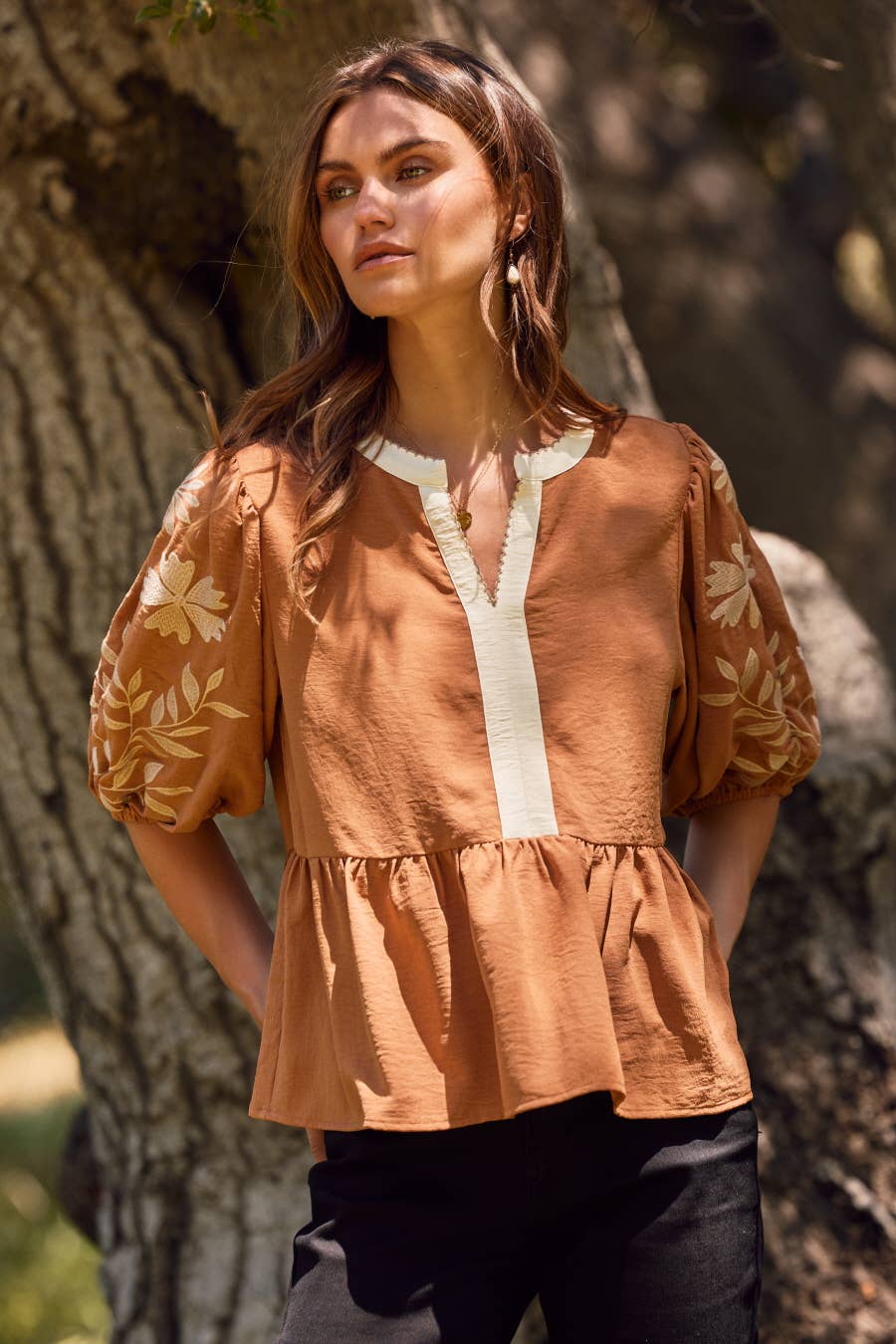 Oddi Airflow Peplum Blouse