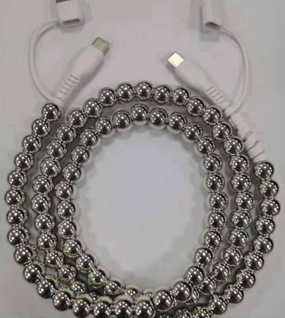 Beaded Phone Charging Cables