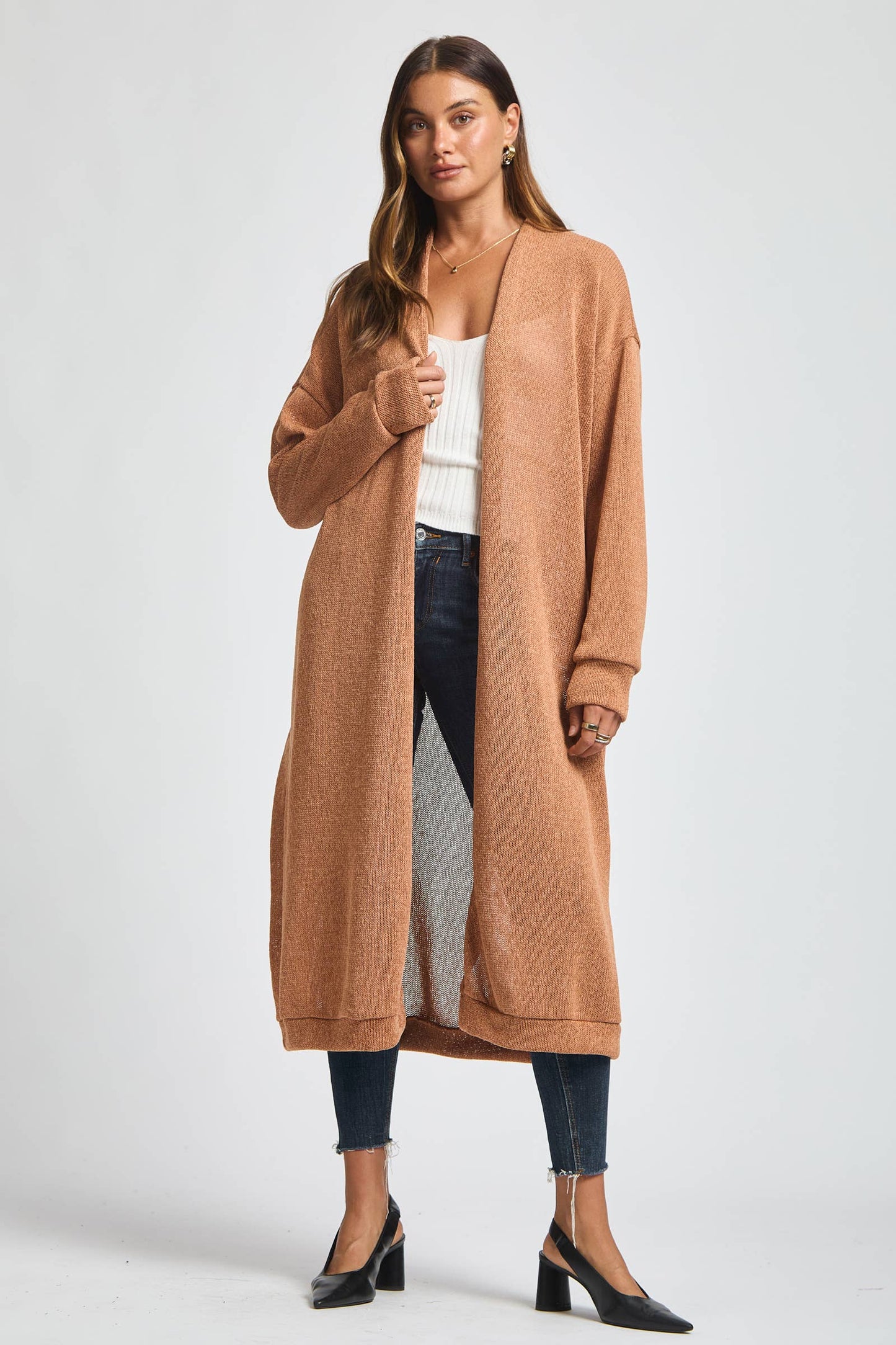 Dear Scarlett Relaxed Long Cardigan