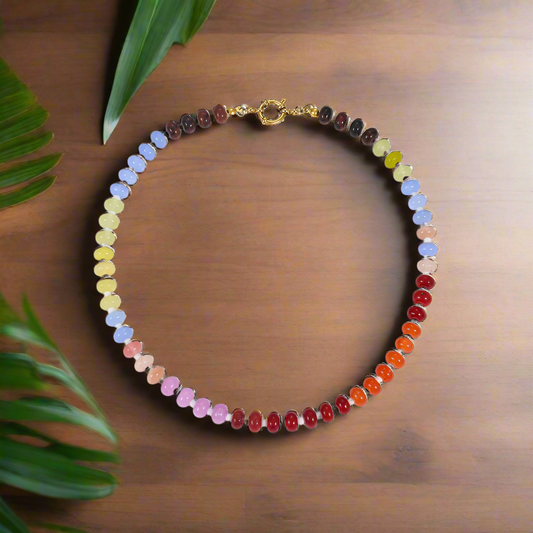 Candy Gemstone Necklace ~ Deep South Originals