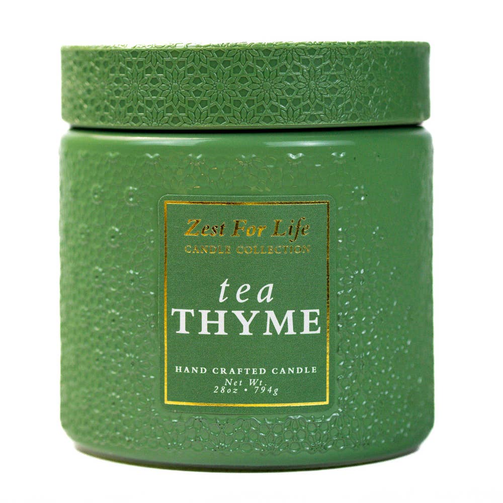 A Cheerful Giver Zest For Life 28oz Candle - Tea Thyme