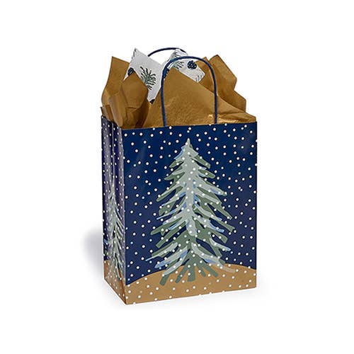 Midnight Flurry Paper Christmas Gift Bags