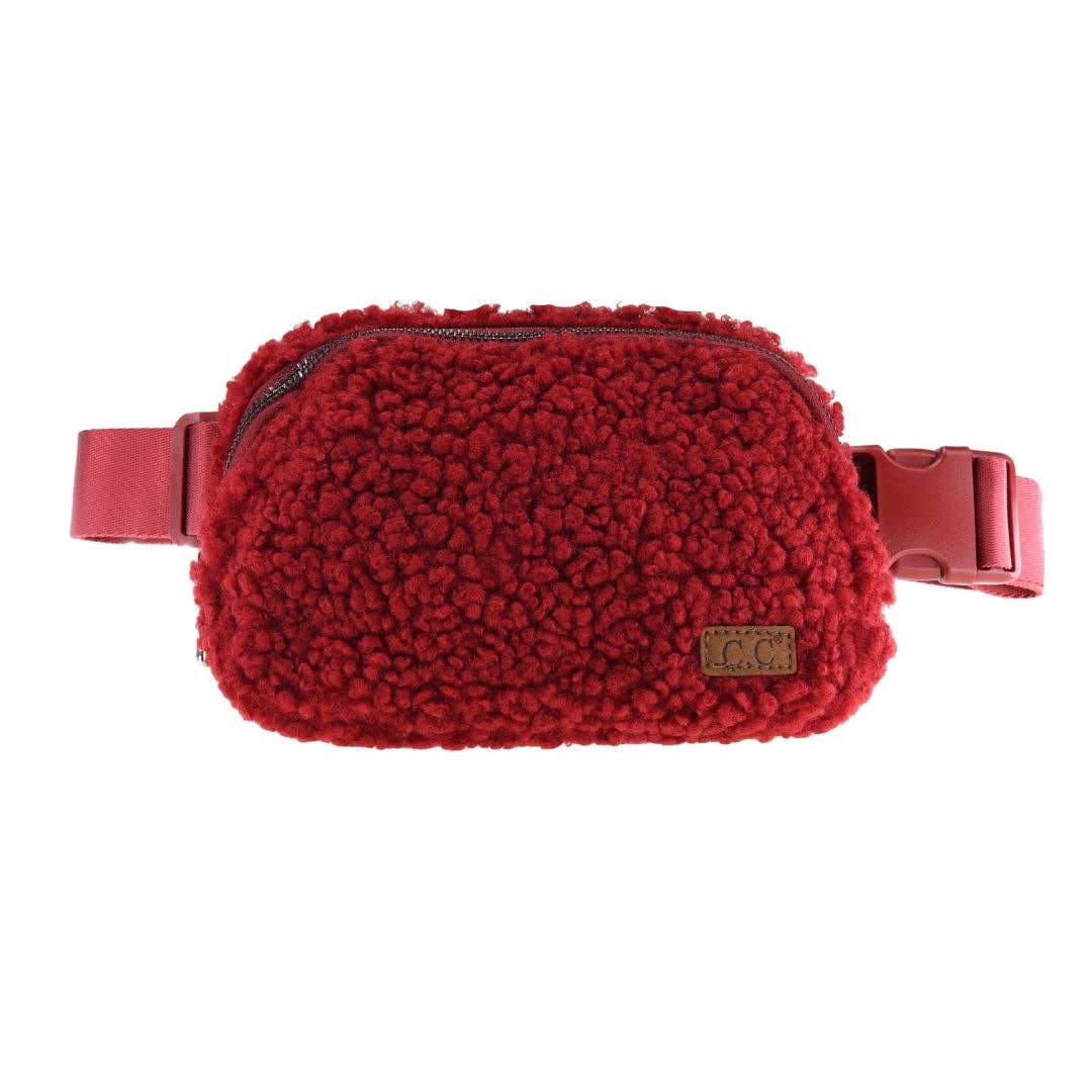 C.C Women's Sherpa Belt Bag