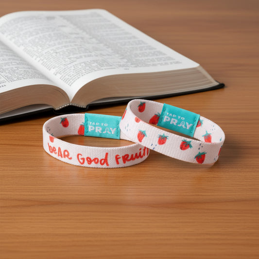 Versible Tap To Pray-Kingfolk Series Wristband-Bear Good Fruit