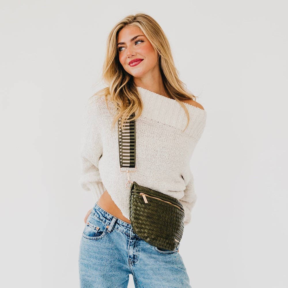 Pretty Simple Westlyn Woven Belt Bag Crossbody