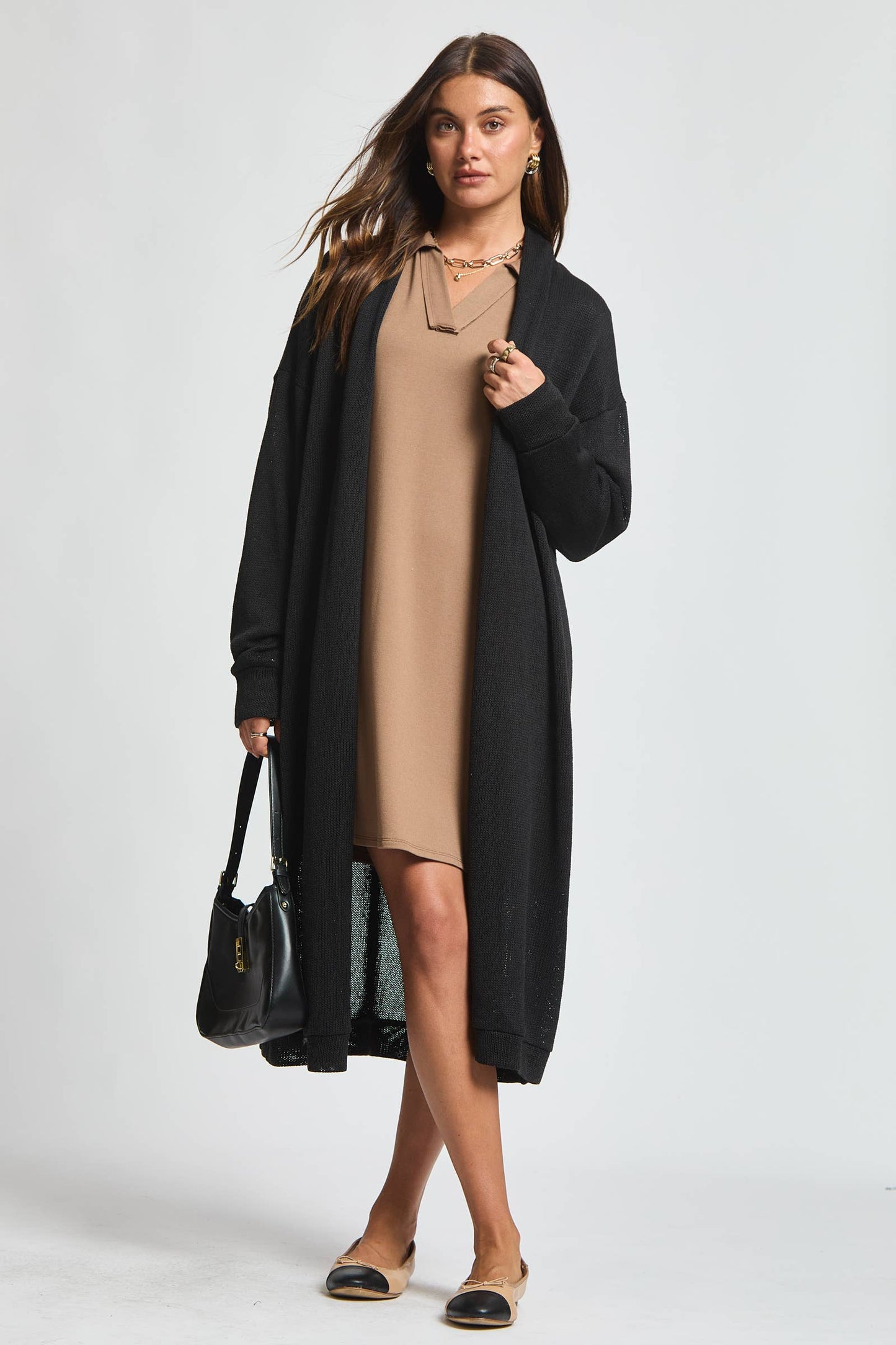 Dear Scarlett Relaxed Long Cardigan