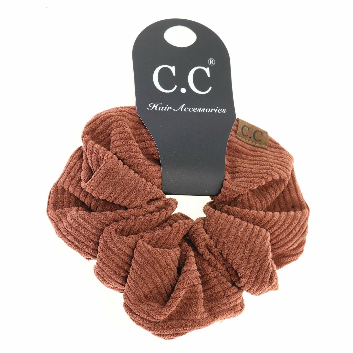 C.C Corduroy Ponytail Scrunchie for Women