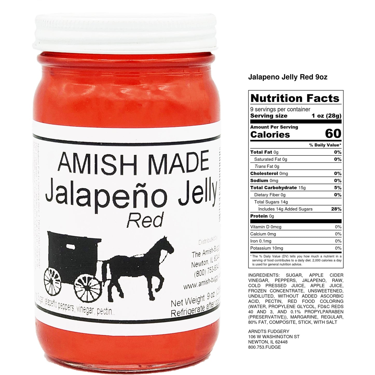 Amish made Jam and Jellies - 8 oz.